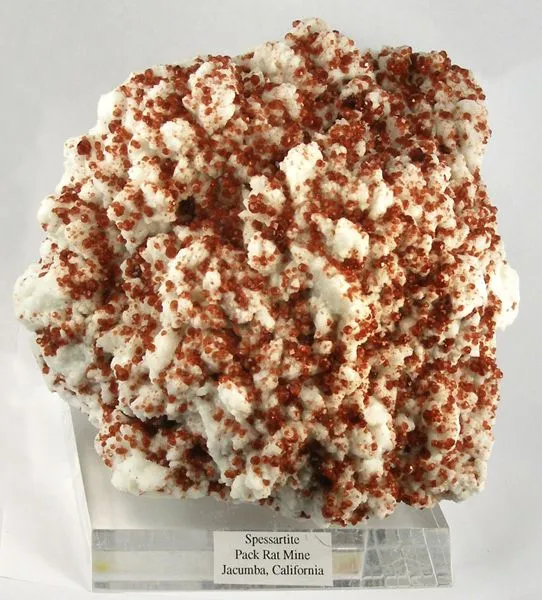 Spessartine, Albite image