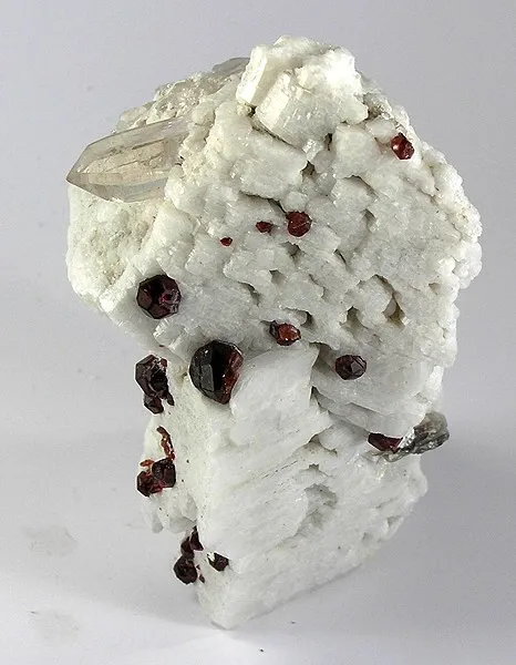 Spessartine, Albite image