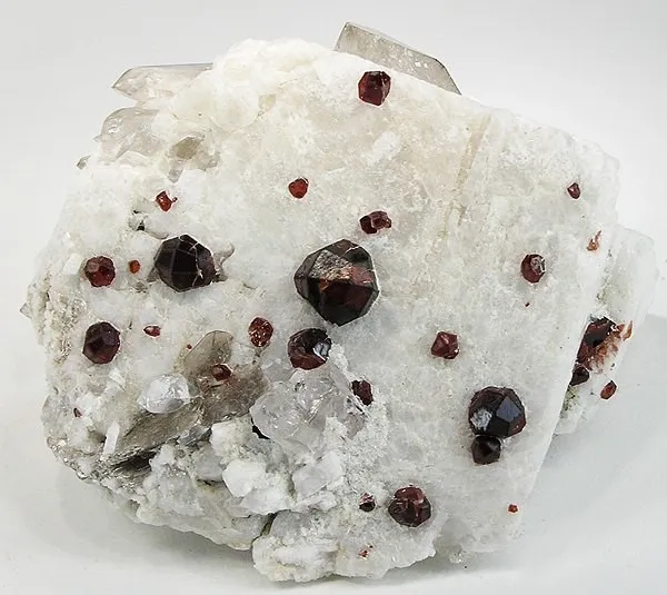 Spessartine, Albite image