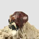 Spessartine and Schorl on Feldspar - image 3