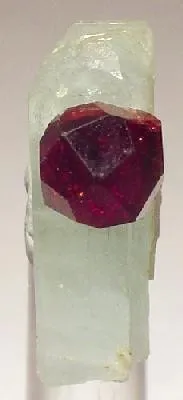Spessartine, Beryl (Var: Aquamarine) image