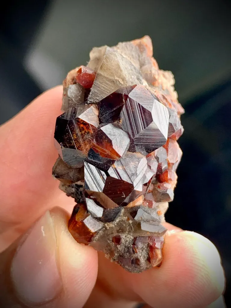 Spessartine from China, Fujian, Yunxiao Co., Tongbei, Wushan Spessartine Mine - image 3