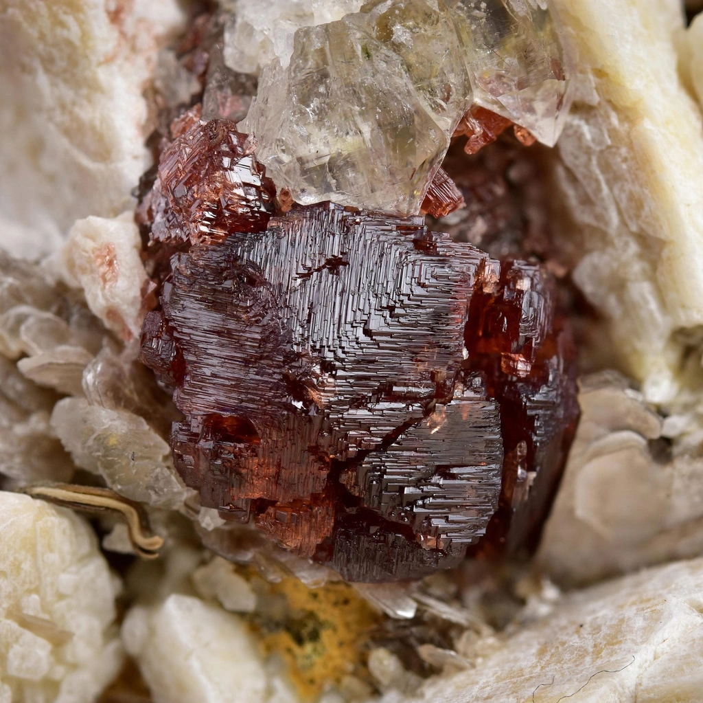 Spessartine from Skardu District, Gilgit-Baltistan, Pakistan image