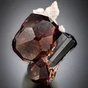 Spessartine Garnet and Schorl - image 1