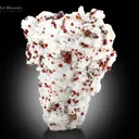 Spessartine Garnet Cluster on Feldspar Matrix from Pakistan - image 1