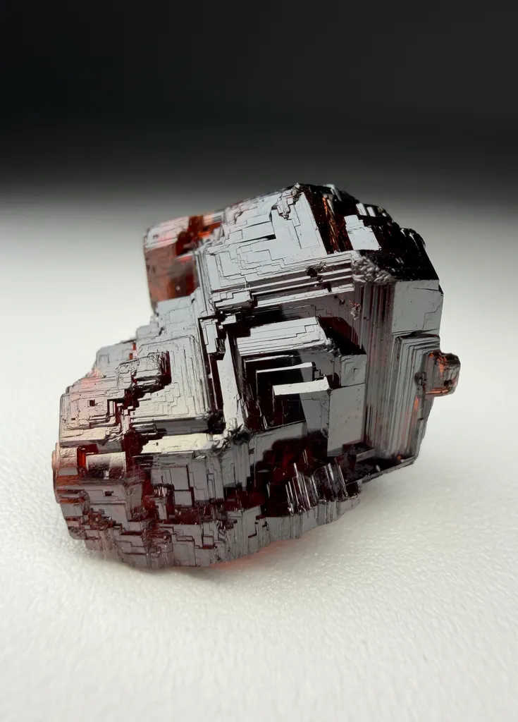 Spessartine Garnet from Navegadora claim, Penha do Norte, Conselheiro Pena, Minas Gerais, Brazil image