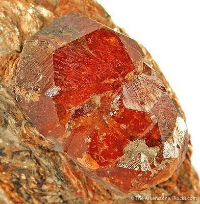 Spessartine Garnet in Mica Schist - image 3