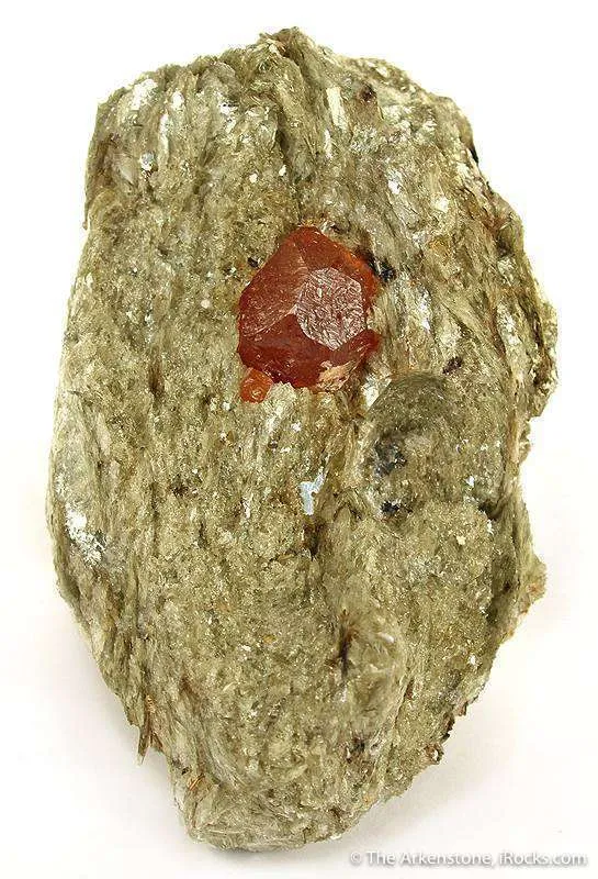 Spessartine Garnet in Mica Schist image