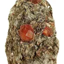 Spessartine Garnet In Mica Schist - image 1