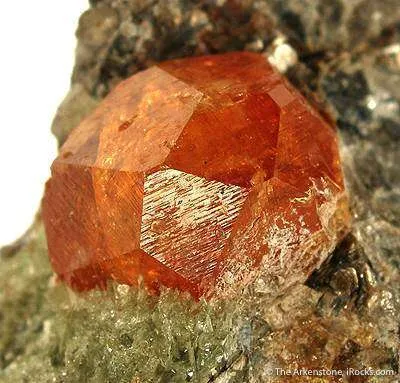 Spessartine Garnet in Mica Schist - image 2