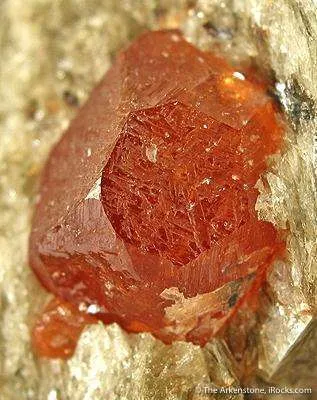 Spessartine Garnet in Mica Schist - image 3