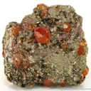 Spessartine Garnet in Mica Schist - image 1