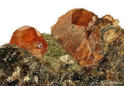 Spessartine Garnet in Mica Schist - image 3