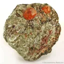 Spessartine Garnet in Mica Schist - image 1