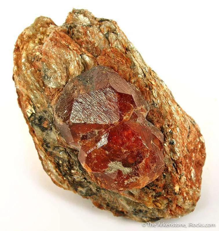 Spessartine Garnet in Mica Schist image