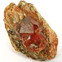 Spessartine Garnet in Mica Schist - image 1