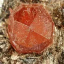 Spessartine Garnet In Mica Schist - image 2