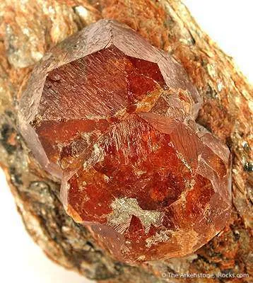 Spessartine Garnet in Mica Schist - image 2