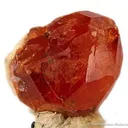 Spessartine Garnet on Albite - image 3