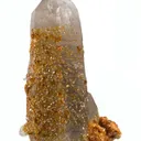 Spessartine Garnet on and Included in Quartz - image 5