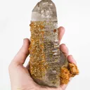 Spessartine Garnet on and Included in Quartz - image 1