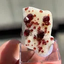 Spessartine Garnet on Feldspar - image 5