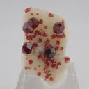 Spessartine Garnet on Feldspar - image 3