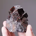 Spessartine Garnet on Galena - image 2