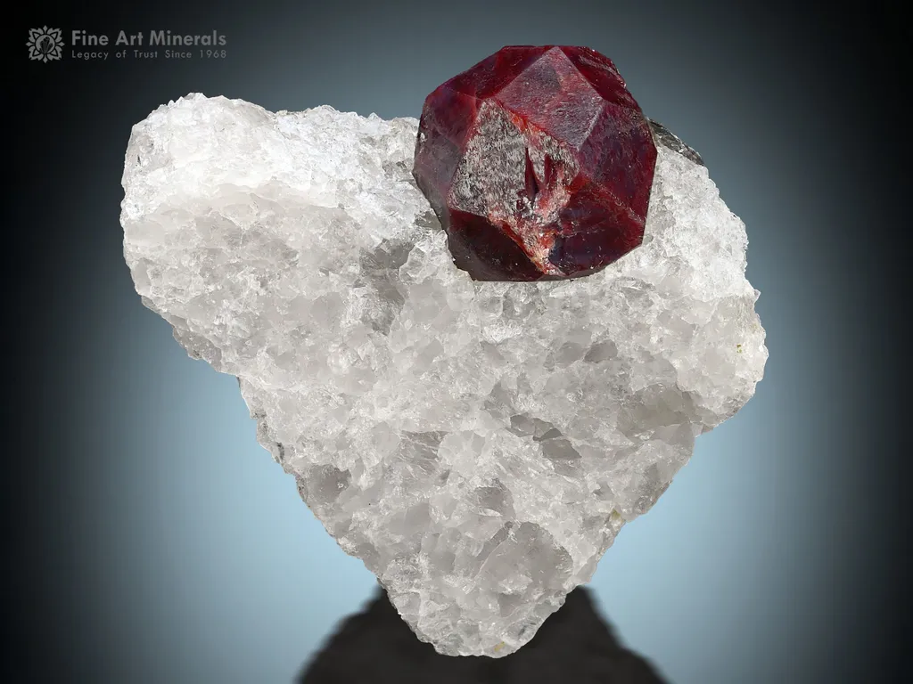 Spessartine Garnet on Matrix from Skardu Pakistan image