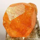 Spessartine Garnet on Muscovite - image 3
