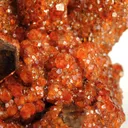 Spessartine Garnet on Smoky Quartz - image 5