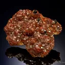 Spessartine Garnet on Smoky Quartz - image 3