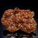 Spessartine Garnet on Smoky Quartz - image 2