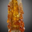 Spessartine Garnet Smoky Quartz from Tongbei-Yunling District, Fujian Province, China - image 9
