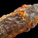 Spessartine Garnet Smoky Quartz from Tongbei-Yunling District, Fujian Province, China - image 6