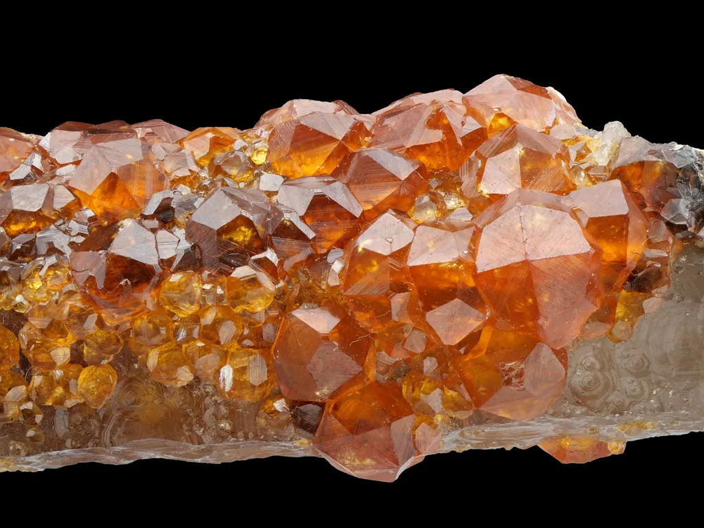 Spessartine Garnet Smoky Quartz from Tongbei-Yunling District, Fujian Province, China - image 7