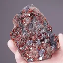 Spessartine Garnet with Galena - image 2