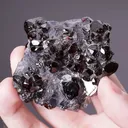 Spessartine Garnet with Galena - image 2