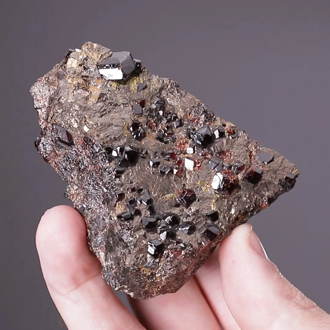 Spessartine Garnet with Pyrrhotite - image 2