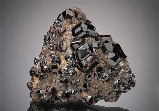 Spessartine Garnet with Pyrrhotite