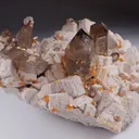 Spessartine Garnet with Quartz - image 1