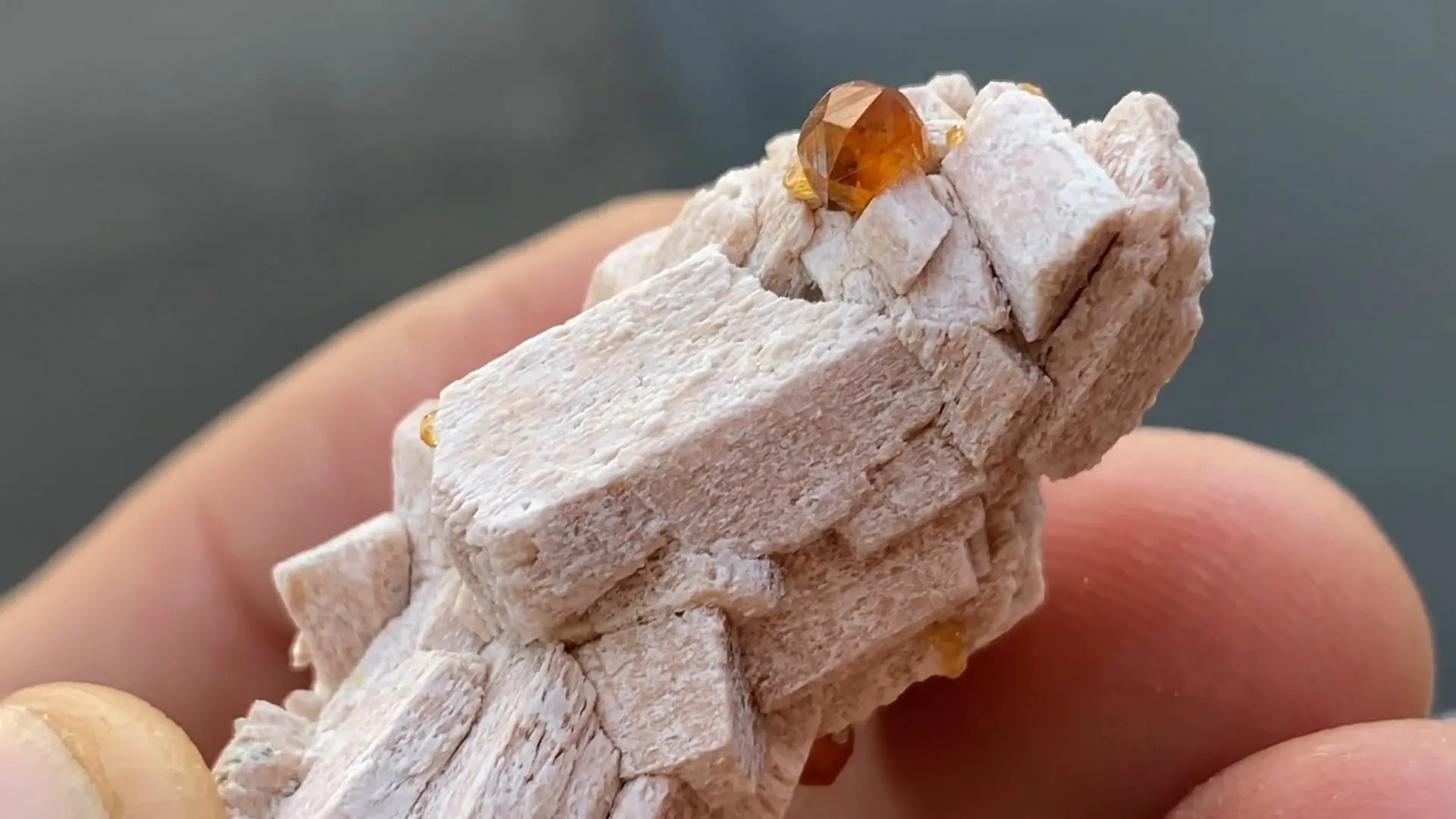 Spessartine Garnet with Quartz and Feldspar - image 5