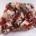 Spessartine Garnet with Quartz and Feldspar - image 2