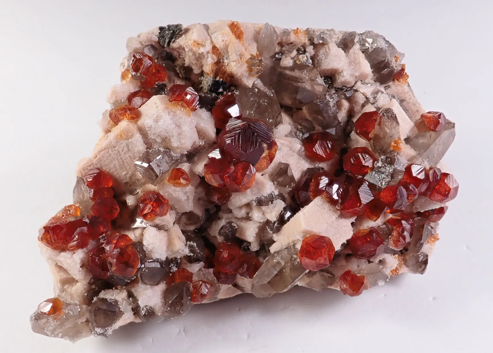 Spessartine Garnet with Quartz and Feldspar - image 2