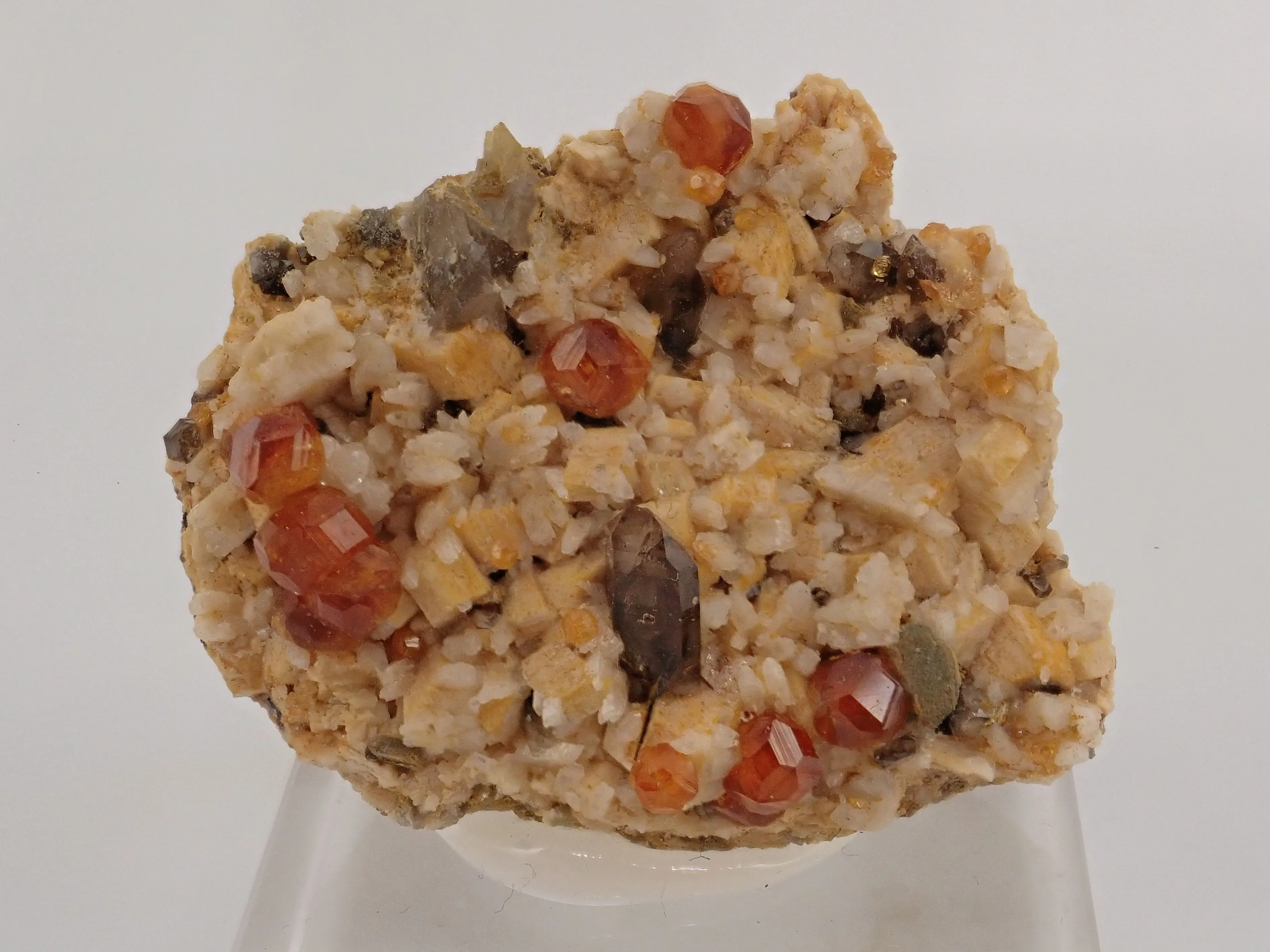 Spessartine Garnet with Quartz and Feldspar - image 9