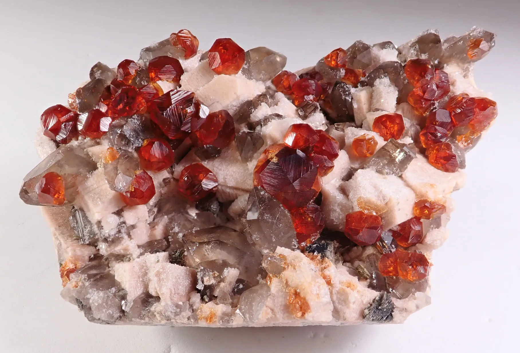 Spessartine Garnet with Quartz and Feldspar - image 3