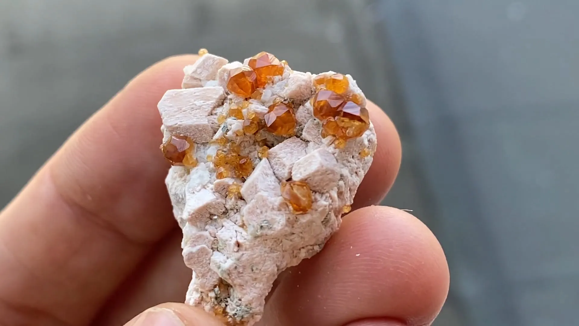 Spessartine Garnet with Quartz and Feldspar - image 5
