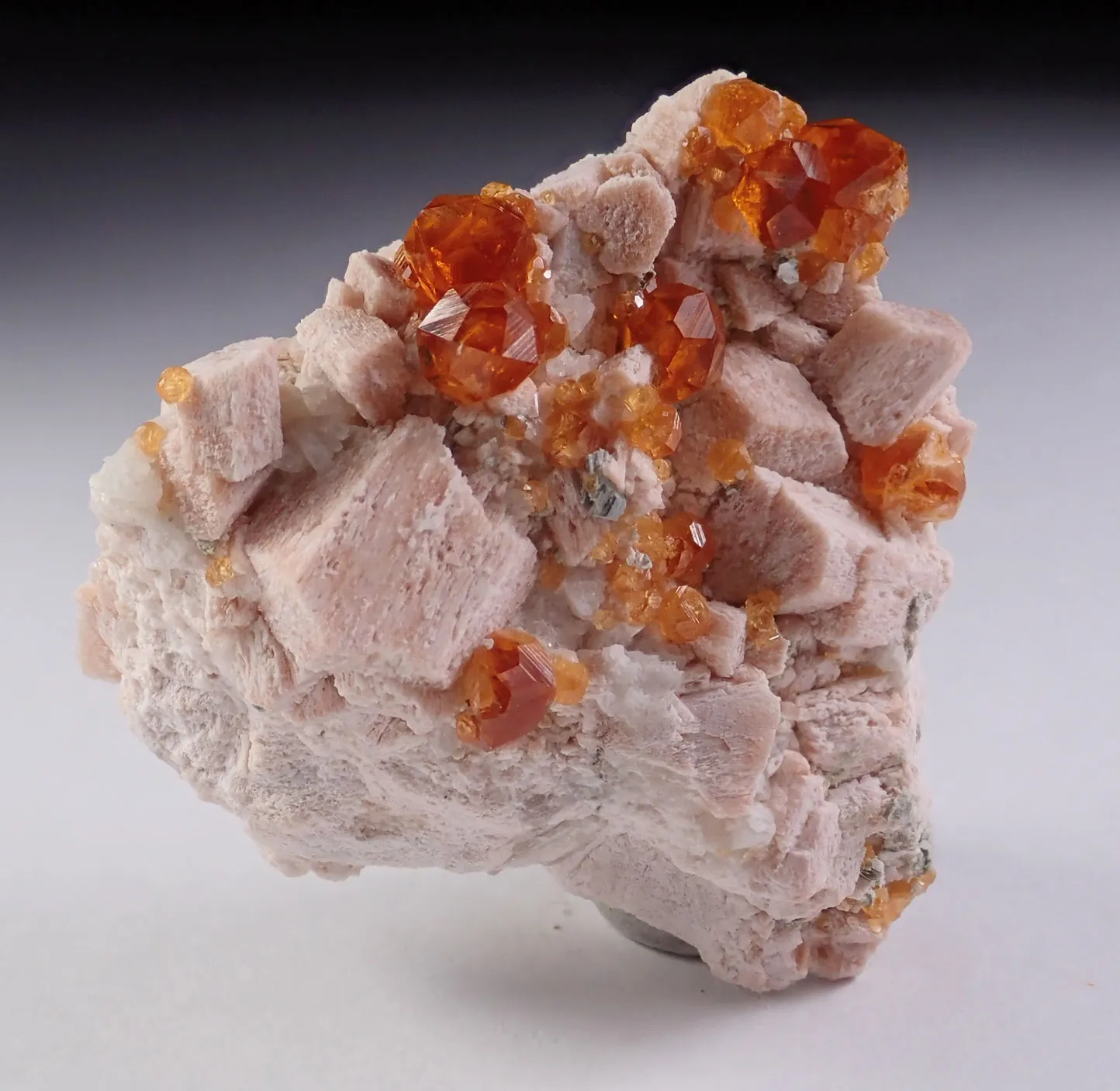 Spessartine Garnet with Quartz and Feldspar - image 4