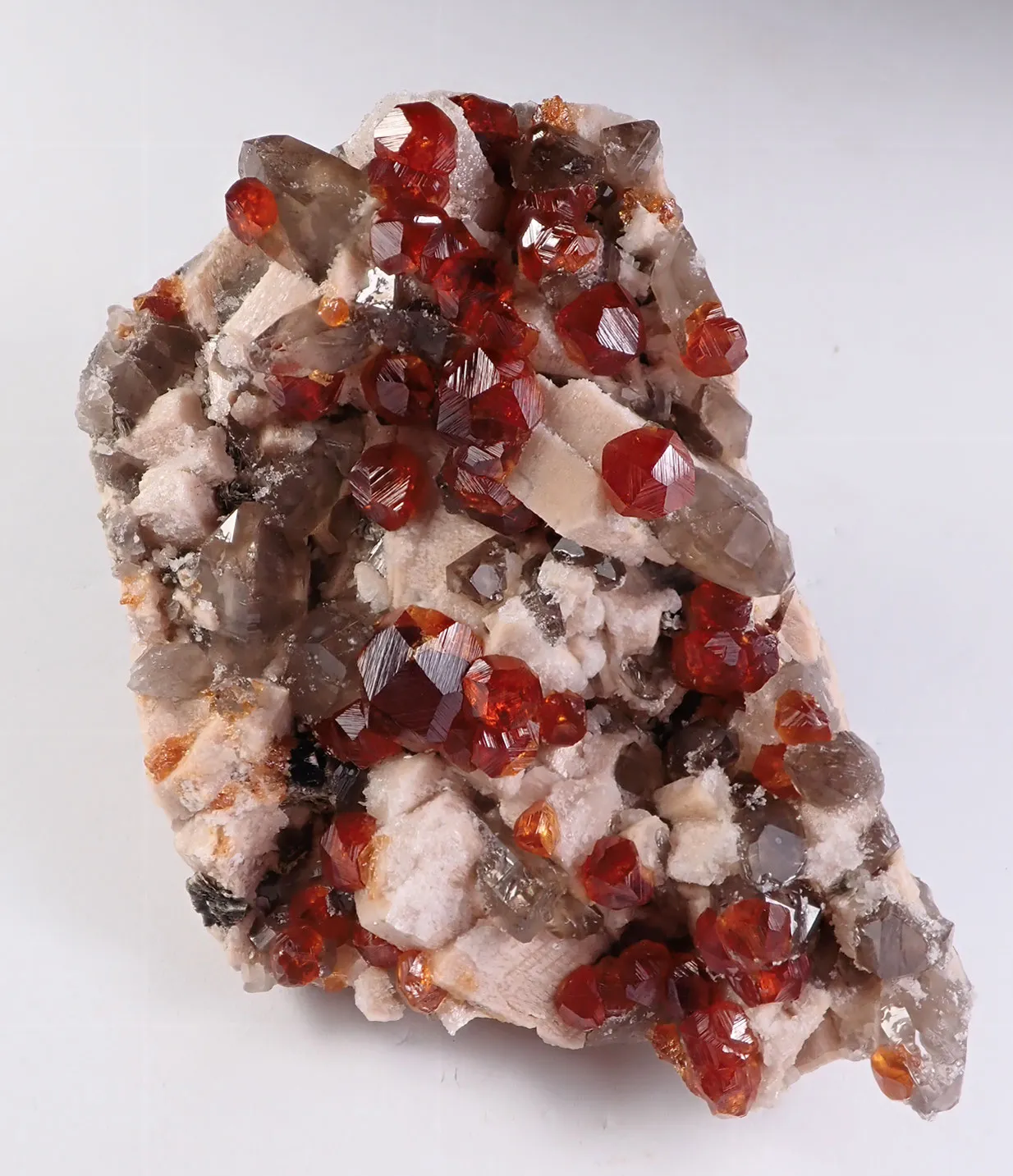 Spessartine Garnet with Quartz and Feldspar - image 1