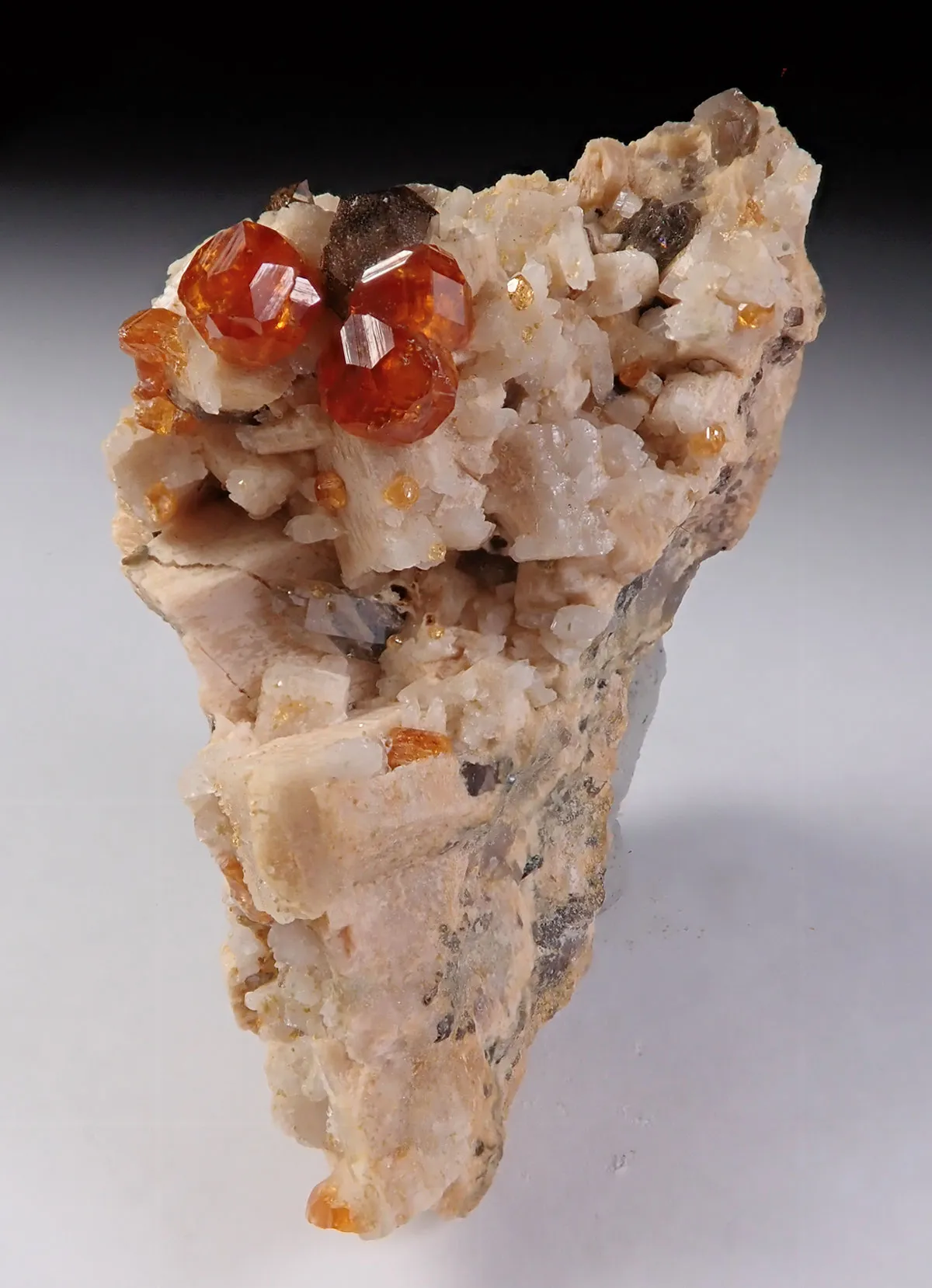 Spessartine Garnet with Quartz and Feldspar - image 2